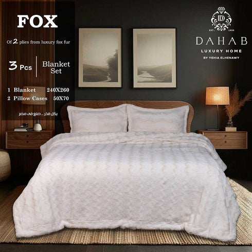 Fox blanket single 4 pcs